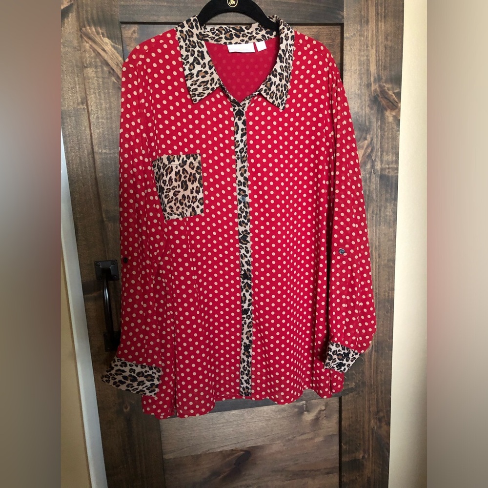 Woven blouse by Kim Gravel